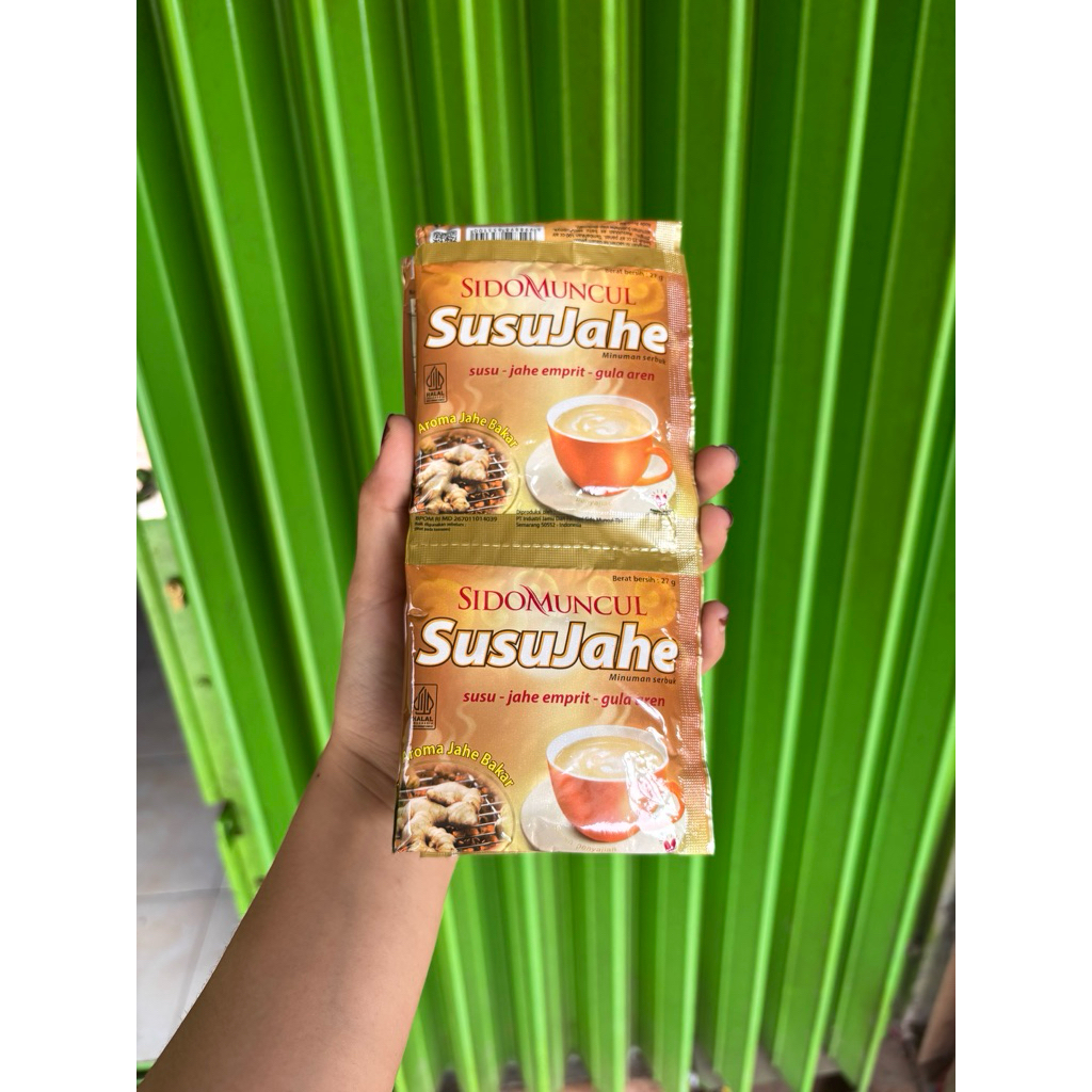 Susu Jahe/Kopi Jahe Sido Muncul 1 Renceng 10 Sachet(27 g)