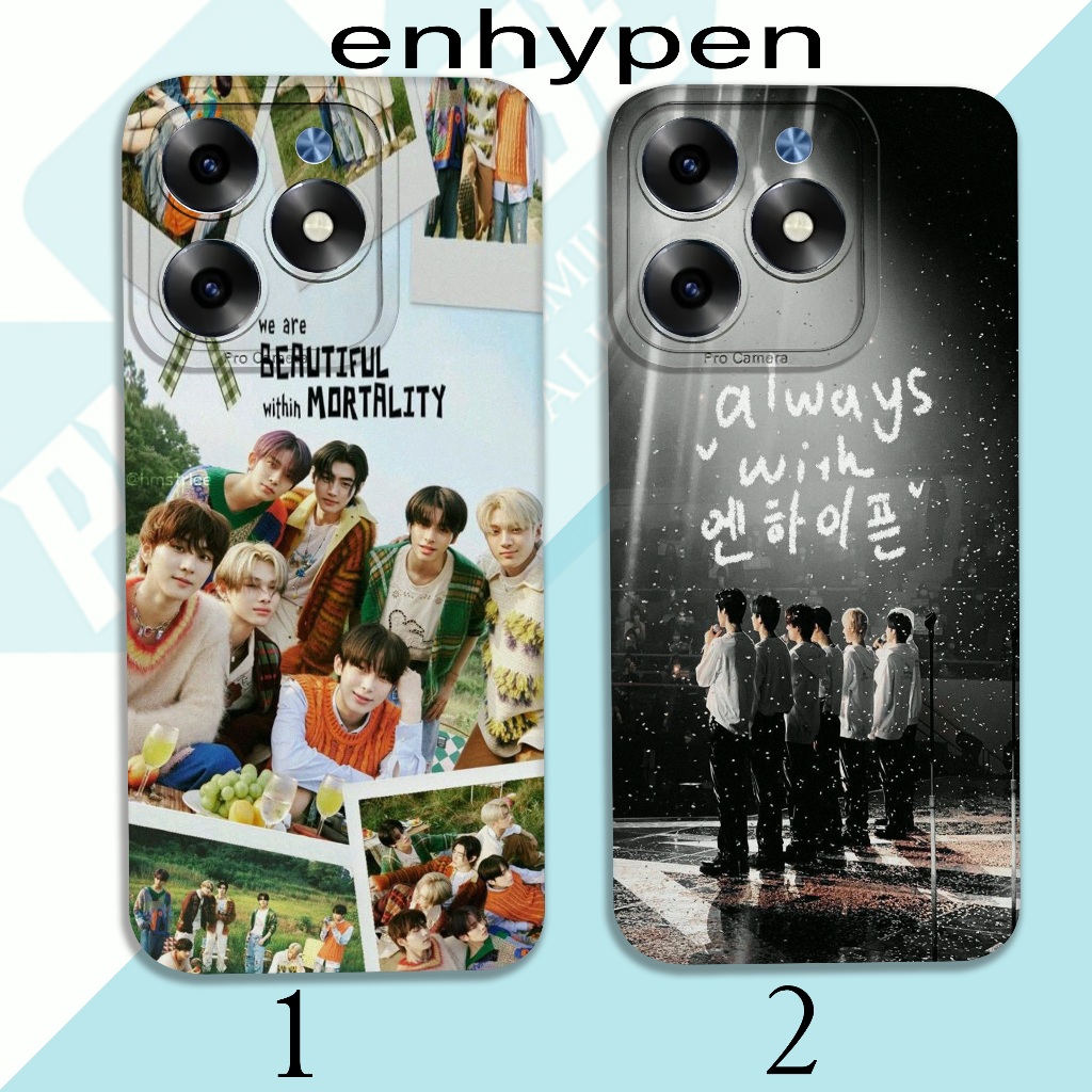enhypen - PROCAMERA - All tipe hp - CASE K-POP - softcase pro camera - softcase lentur -Softcase ful