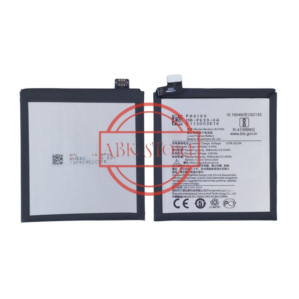 BATERAI BLP699 COMPATIBLE UNTUK ONEPLUS 7 PRO BATTERY ORIGINAL QUALITY