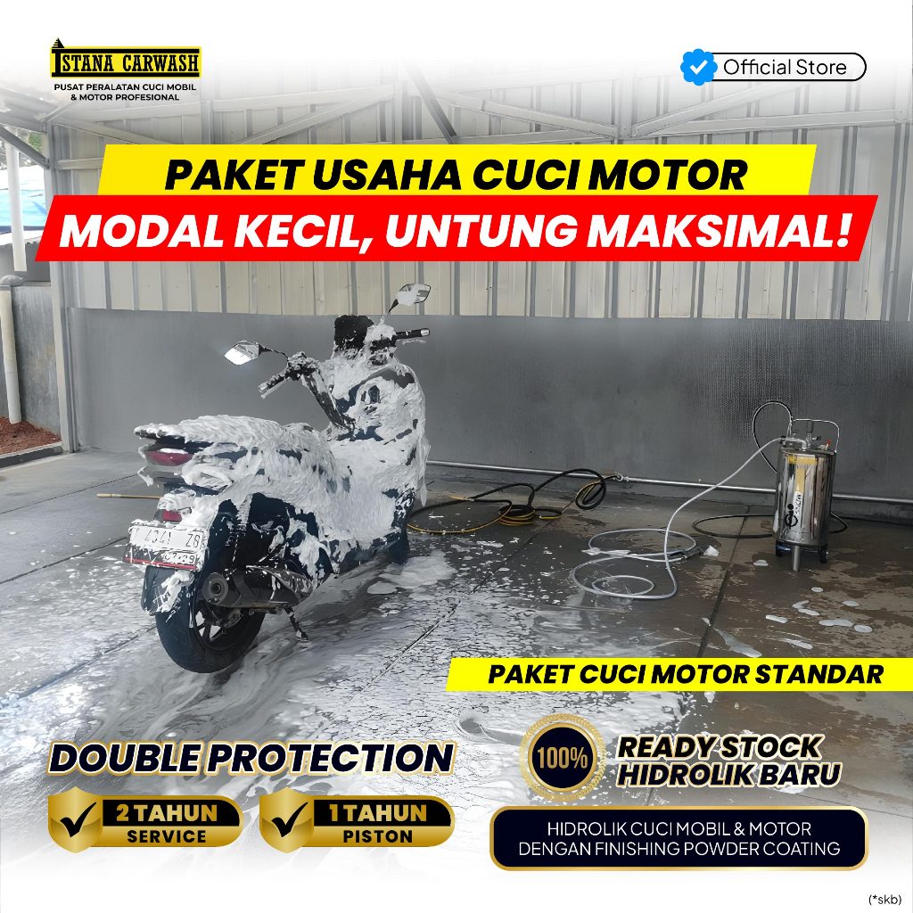 Paket Usaha Alat Cuci Steam Motor Standart ( MTM 01 A )