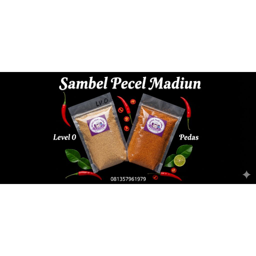 Agen Sambel Pecel Madiun 1000g, Sambel Pecel Madiun Sangrai
