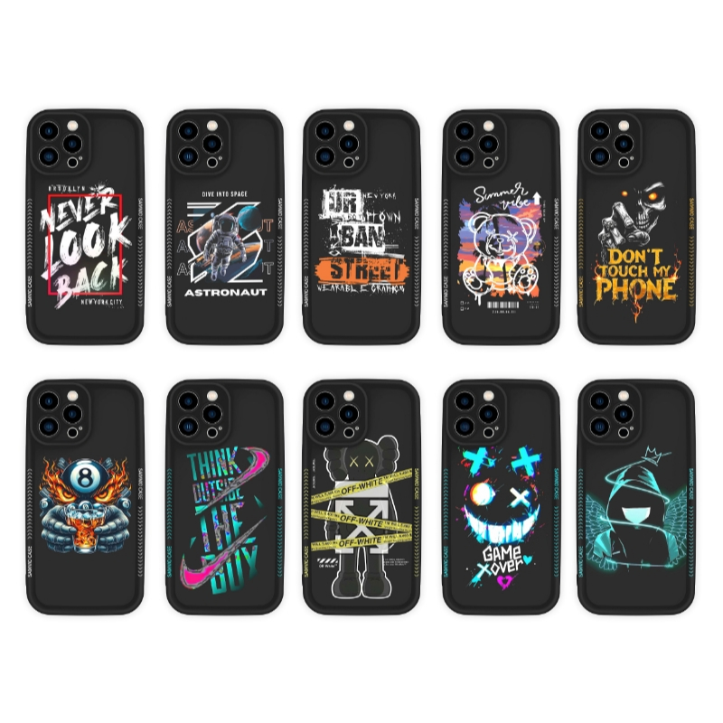 Softcase iPhone Motif Street Style & Game Aesthetic Anti Crack Premium FOR IPHONE XR /11 /11 Pro /12