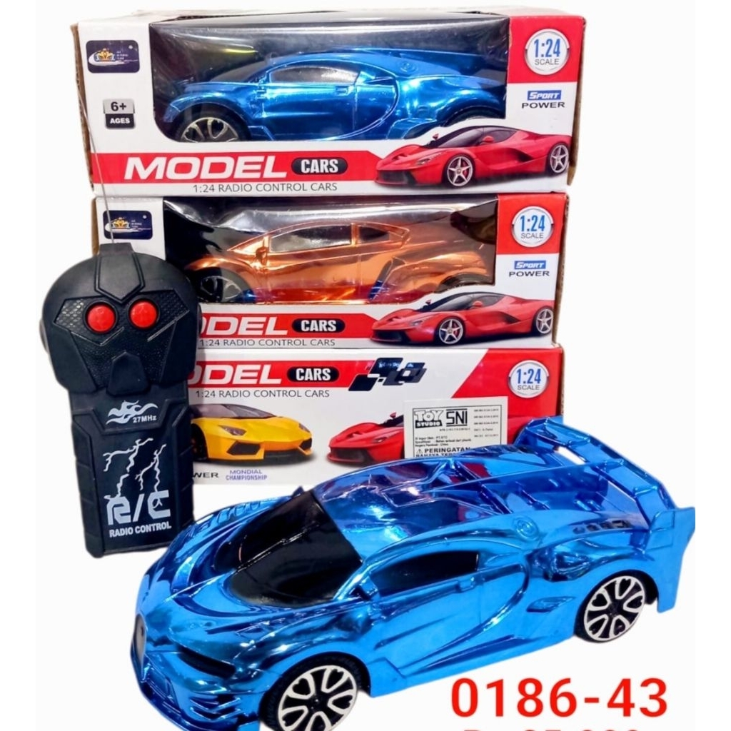 RC SEDAN METALIC MURAH MOBIL REMOT CONTROL SEDAN SILVER METALIC