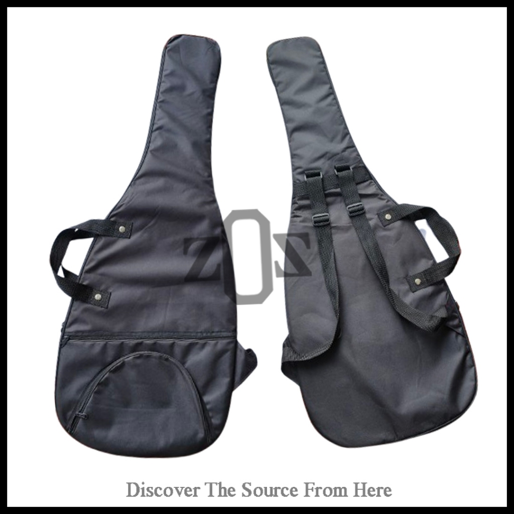 Tas Softcase Gitar Guitar Elektrik Electric Standard Black