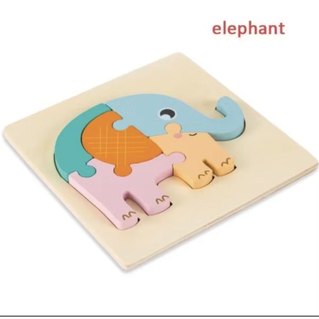 preloved Wooden Puzzle Mini Pastel Puzzle Anak Puzzle Kayu Mainan Kayu Wooden Puzzle Mainan Edukasi 
