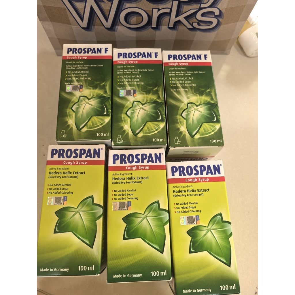 (SI) (READY) PROSPAN F. PROSPAN COUGH SYRUP. PROSPAN MALAYSIA. PROSPAN MADE IN GERMANY.