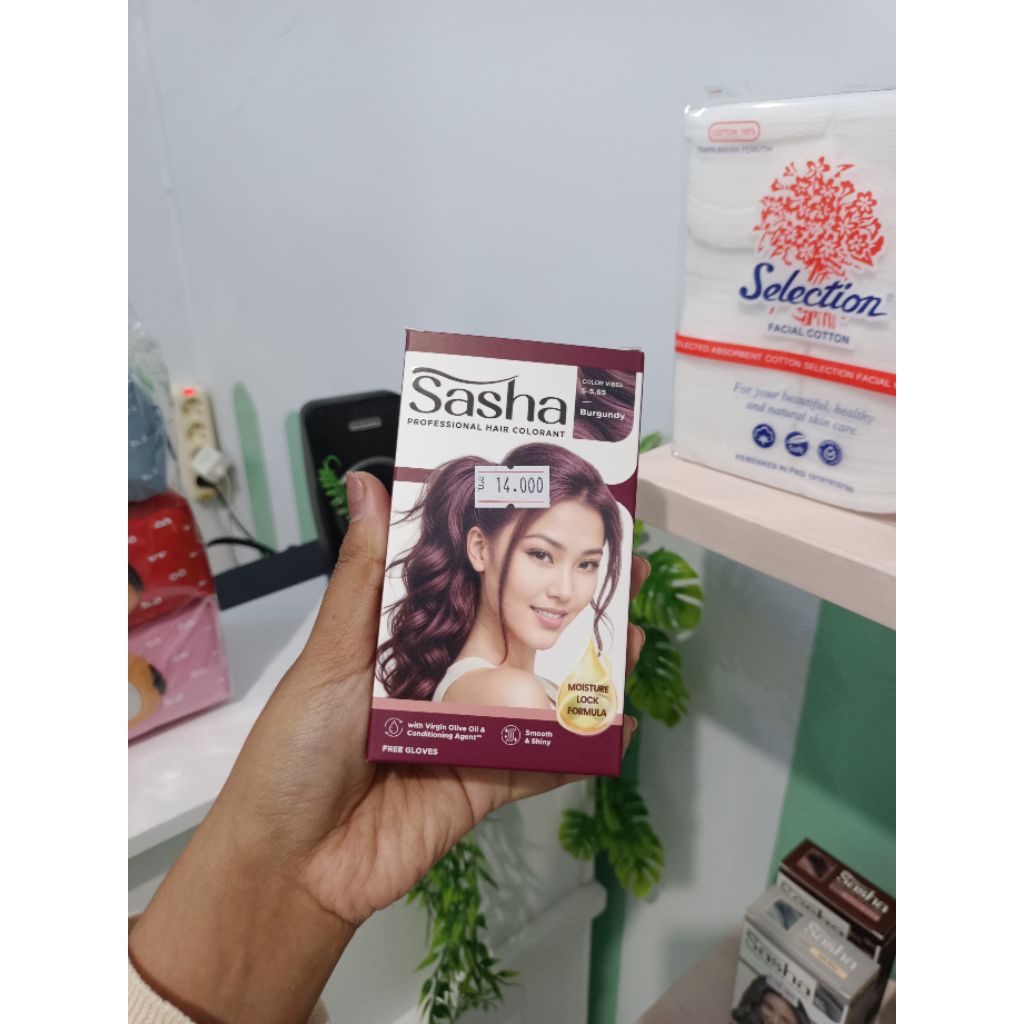 Sasha Hair Coloring | Cat Rambut | Pewarna Rambut murah