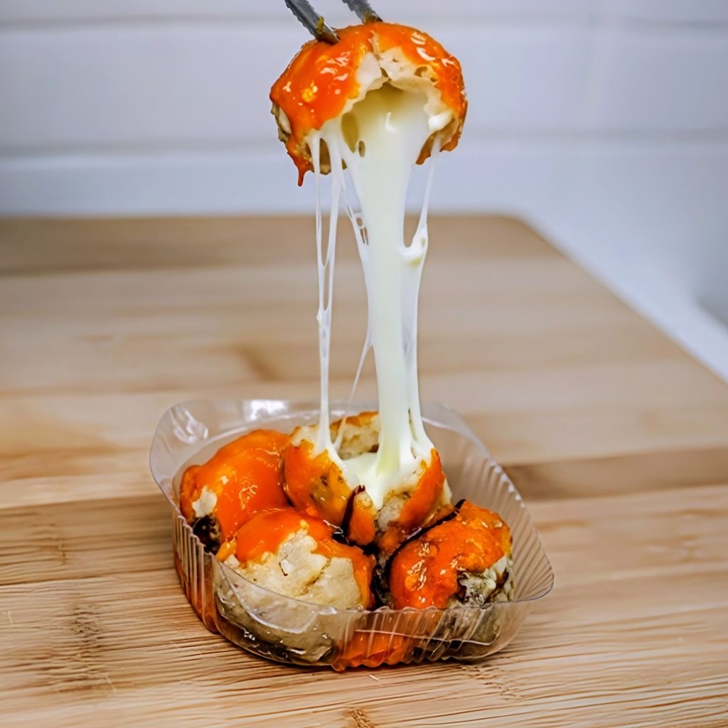 Pentol Gila / Pentol Petarung Pedas Surabaya Frozen Keju | Mozzarella | Daging / Urat (9 pcs)