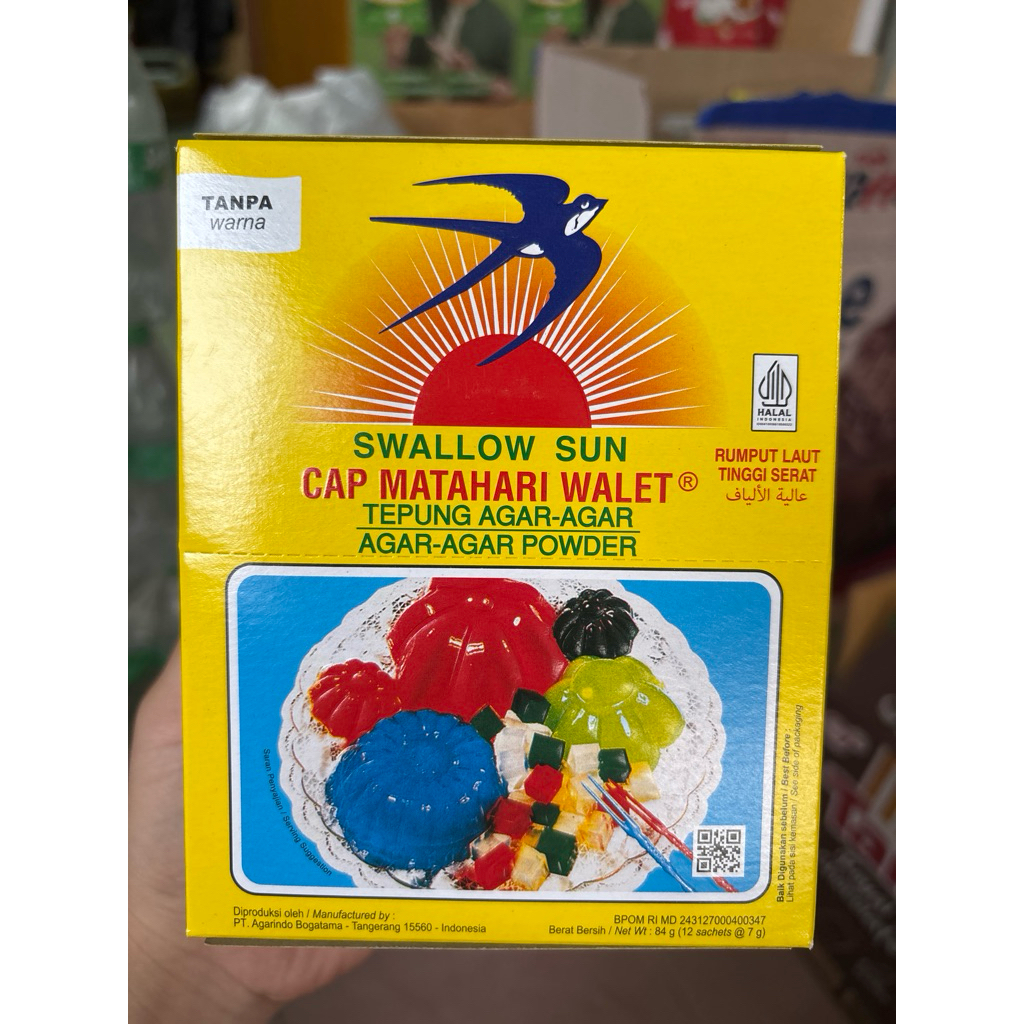 

agar swallow sun plain 1pcs