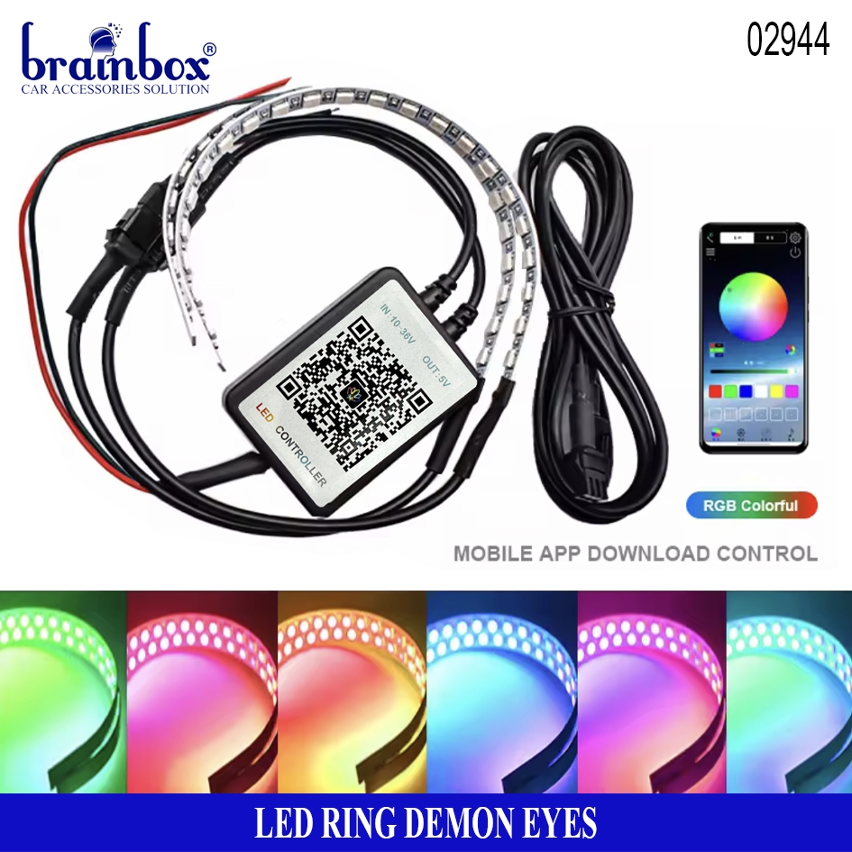 Lampu LED Demon Eyes Devil Eyes Lampu Ring Biled Projie Projector
