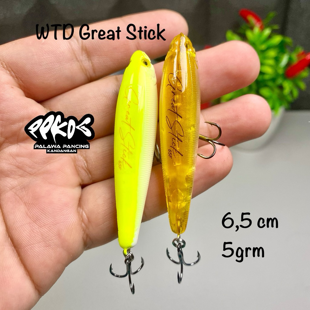 WTD 6,5 cm Great Stick Lure ACTION WTD floating