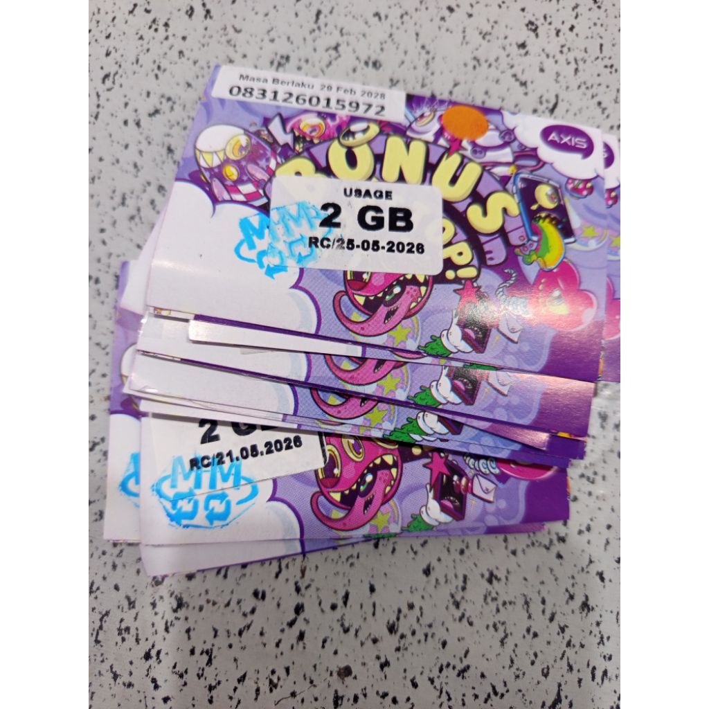Kartu Axis 2GB 60 Hari