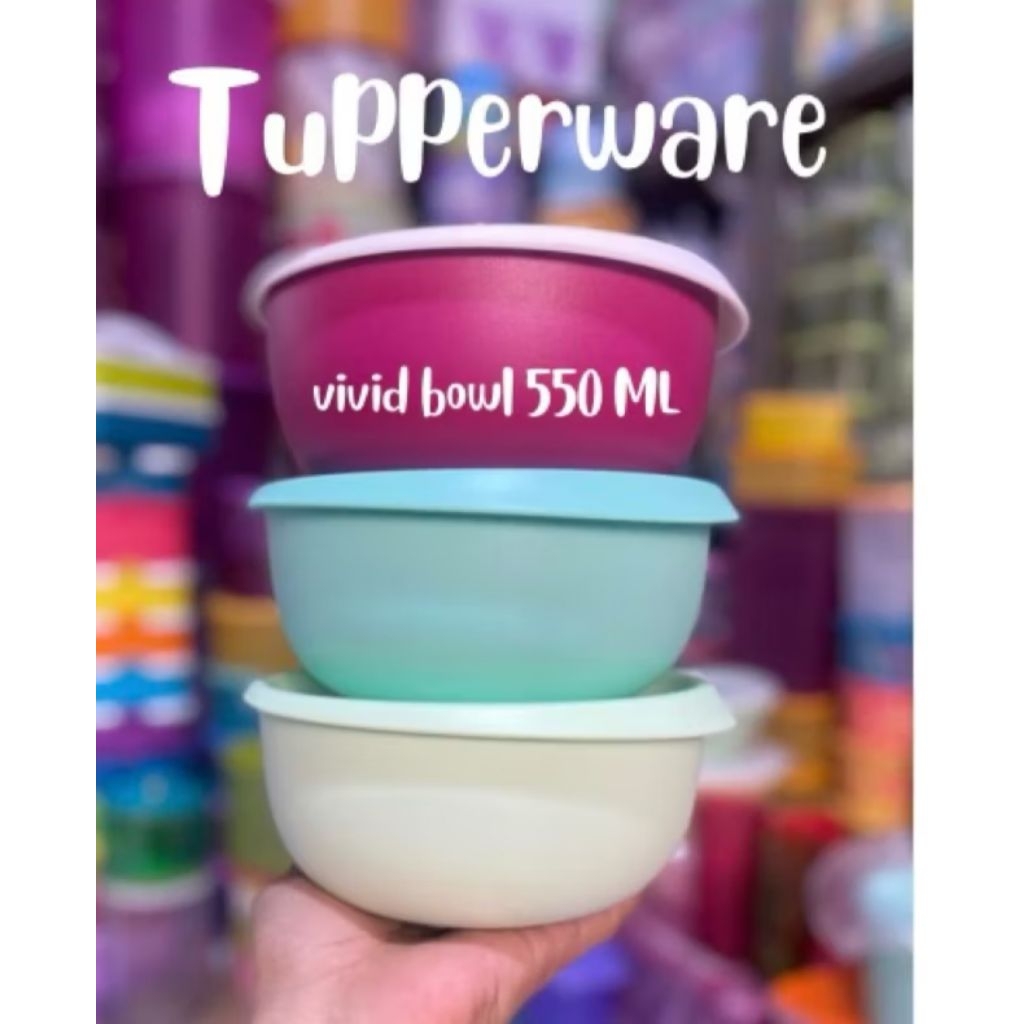 vivid  bowl 550 ml tupperware