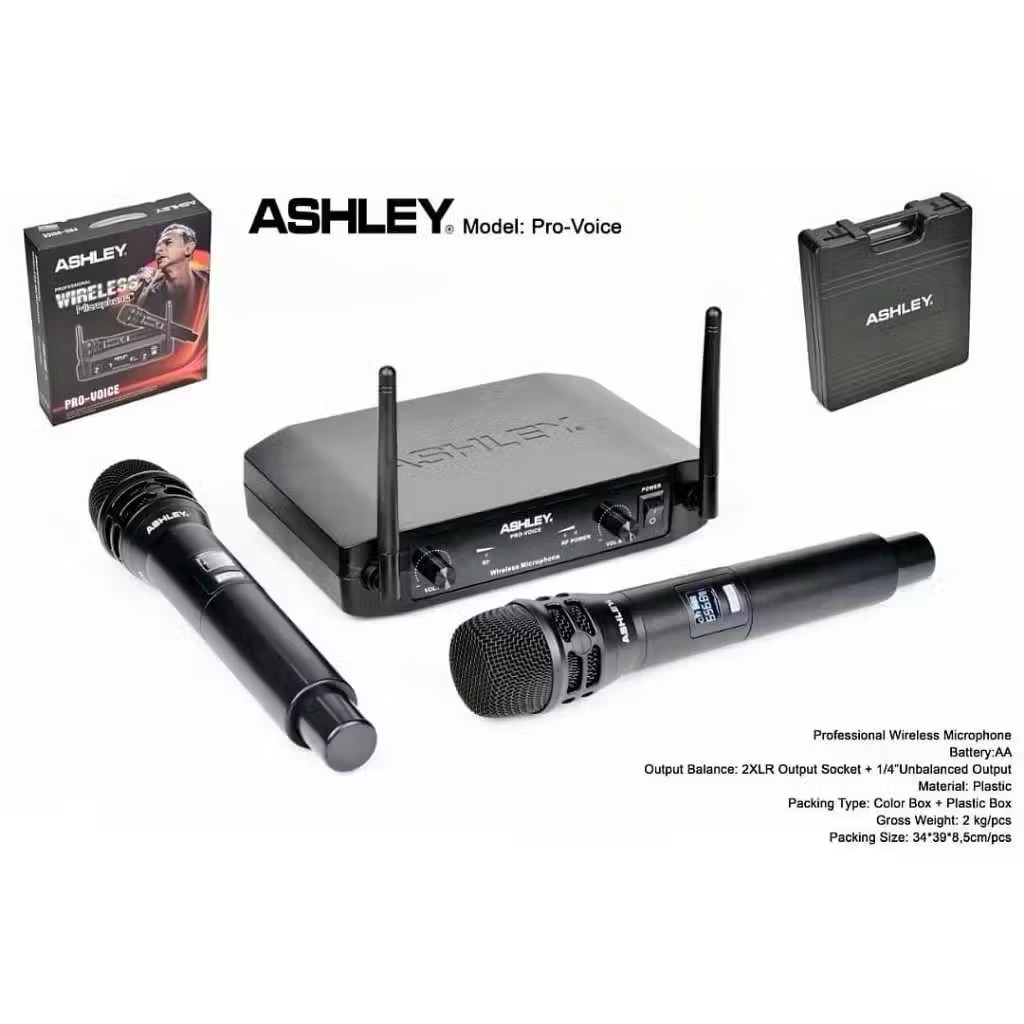 Mic Wireles Ashley Provoice Original