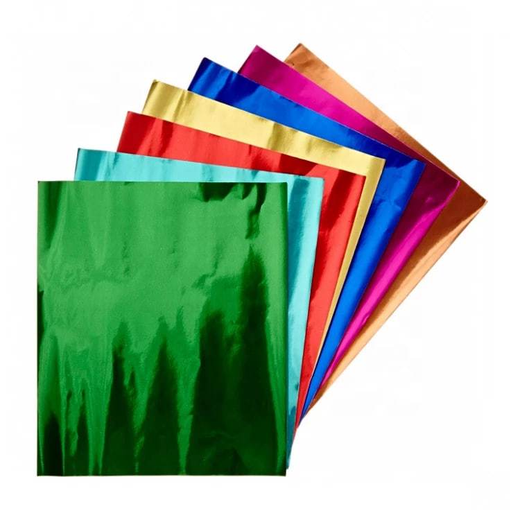 1 Lembar Kertas Kado Kilat | Metalik | Mengkilat Warna Warni