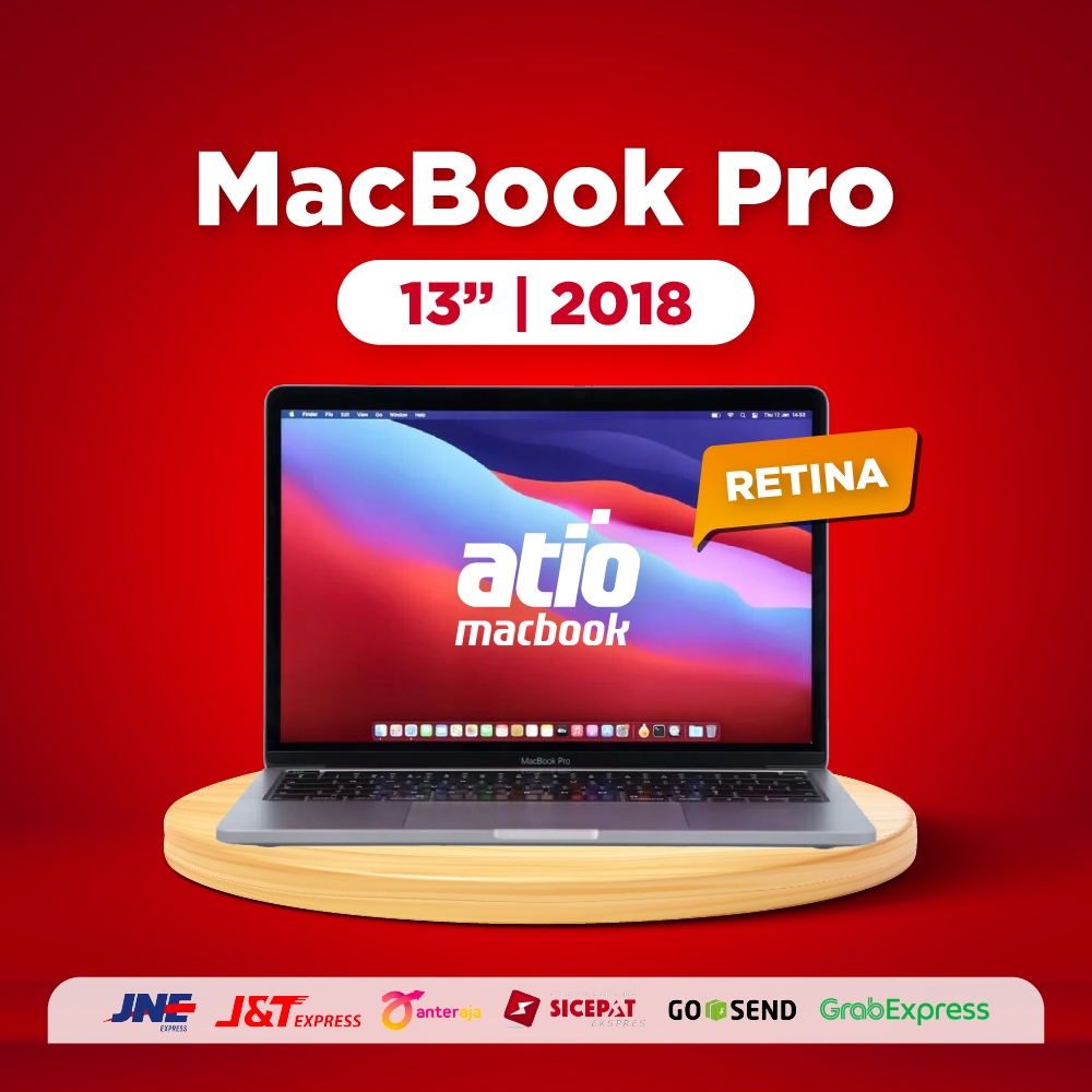 MACBOOK PRO RETINA 2018 13 INCH RAM 8GB/ 16GB SSD 256 GB /500GB