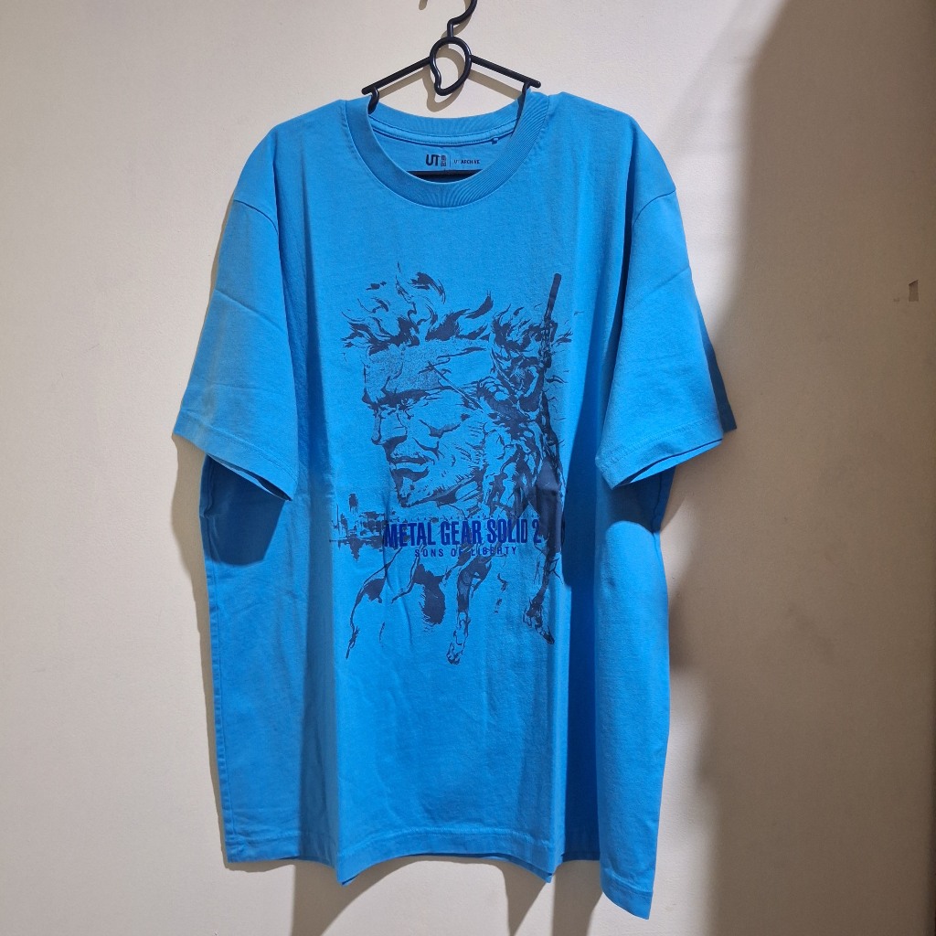 Kaos T-shirt Game Metal Gear Solid MGS 2 Sons of Liberty Merchandise Merch Official Resmi Original U