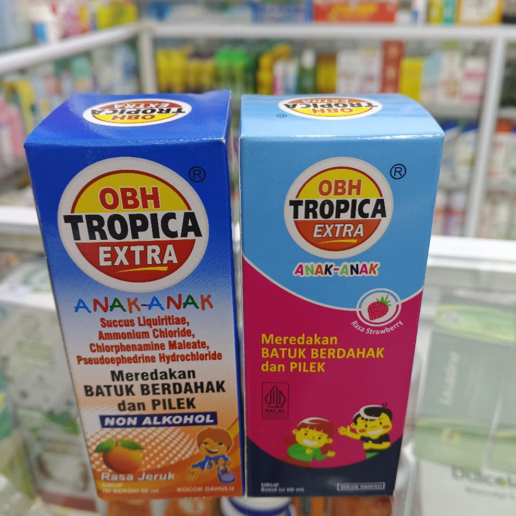 OBH TROPICA EXTRA ANAK JERUK & STRAWBERRY 60 ML