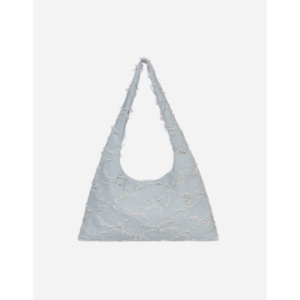 (PO KOREA) KWANI FRAY HOBO BAG DENIM - ORIGINAL KOREA