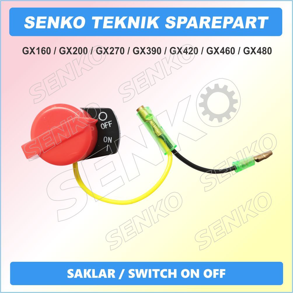 SAKLAR / SWITCH ON OFF MESIN BENSIN, SAKLAR MESIN PENGGERAK