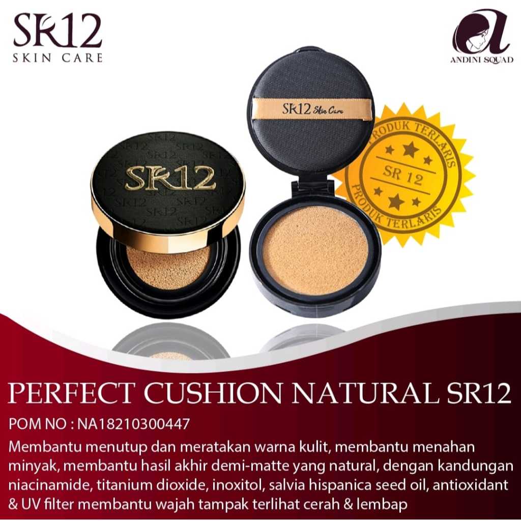 PERFECT CUSHION NATURAL SR12/Refill Perfect Cushion Natural SR12/Perfect CushionSR12 / Bedak Cushion