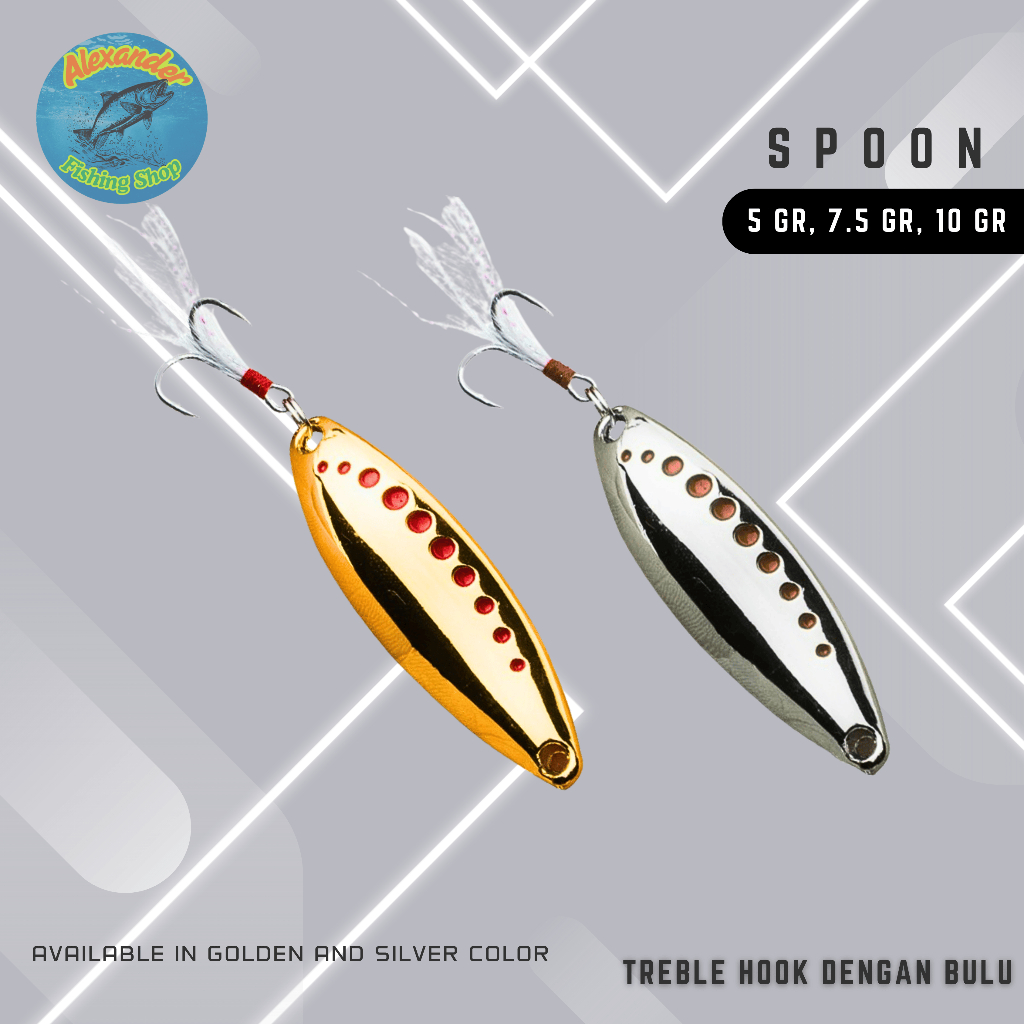 Spoon Lure 5gr/7,5gr/10gr | Spoon Metal | Metal Spoon | Spoon Bait | Spoon Stainless