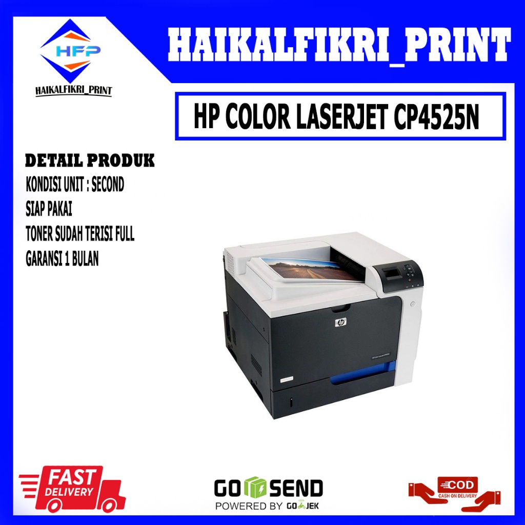 Printer Color Hp Laserjet CP4525n Cp 4525 n