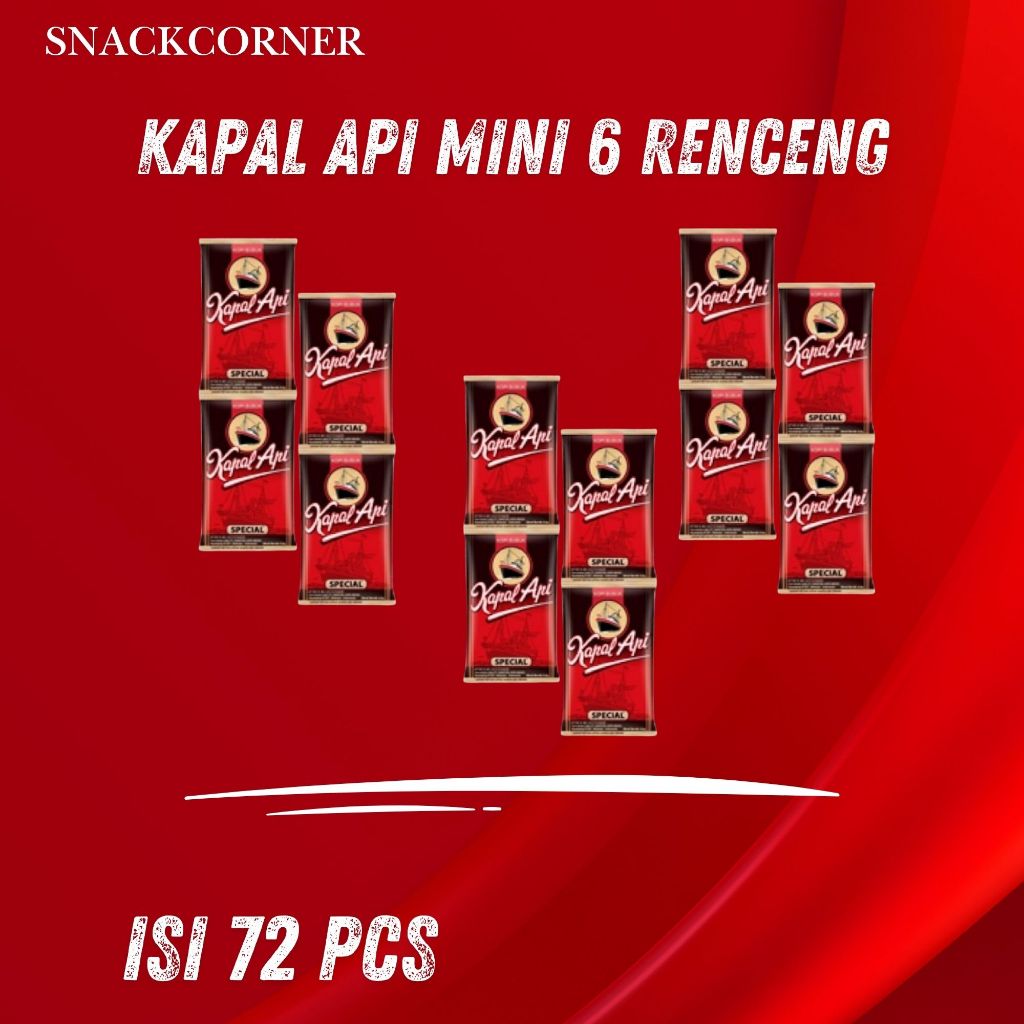 

Kapal Api Kopi Mini – 6 Renteng (Isi Sachet Praktis)