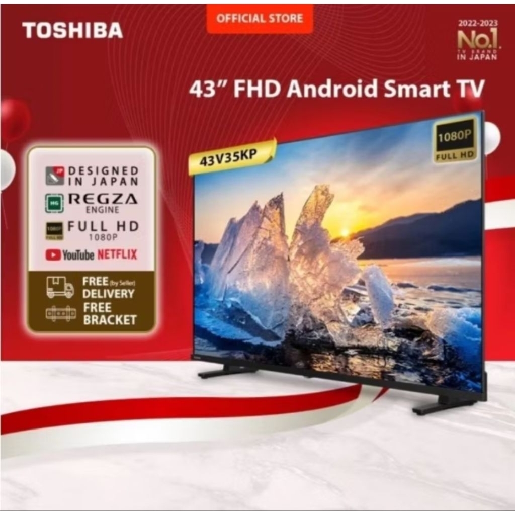 Toshiba 43” FHD Android Smart TV – 43V35KP