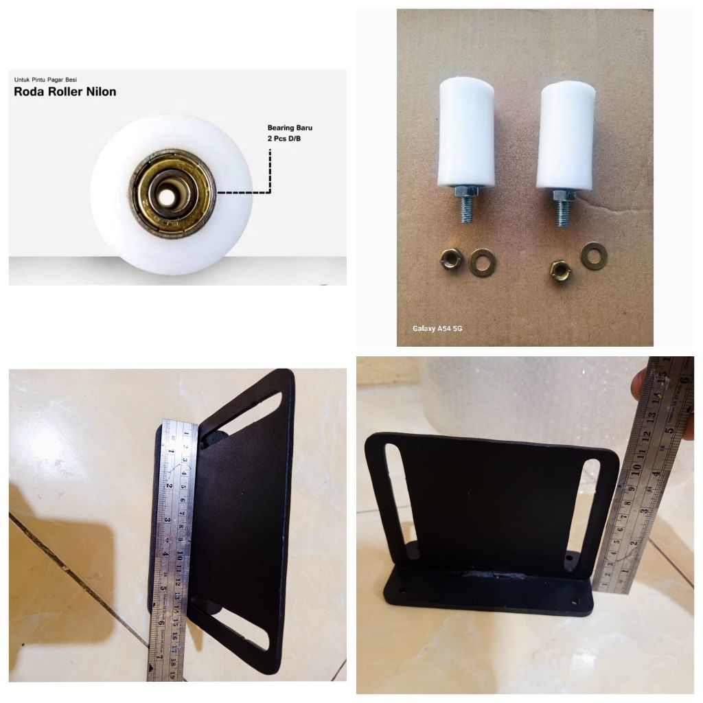 Roller nilon pagar rumah bracket roller nylon pagar roda nilon pagar nearing roda pintu pagar