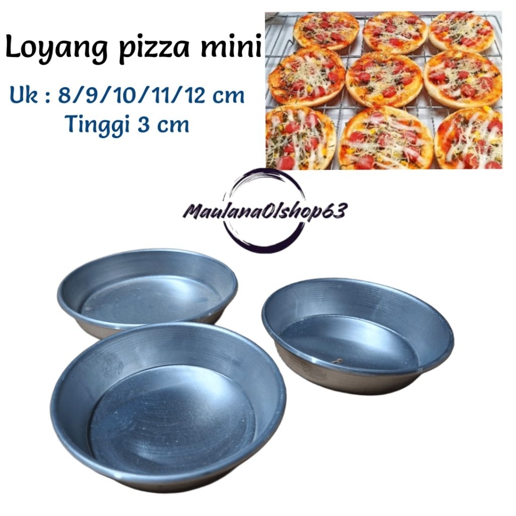 Loyang pizza mini/Cetakan loyang pizza mini Aluminium