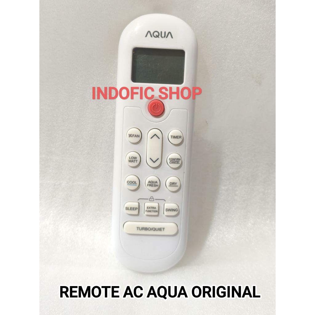 REMOTE AC AQUA TURBO QUEIT ORIGINAL REMOT AQUA AC
