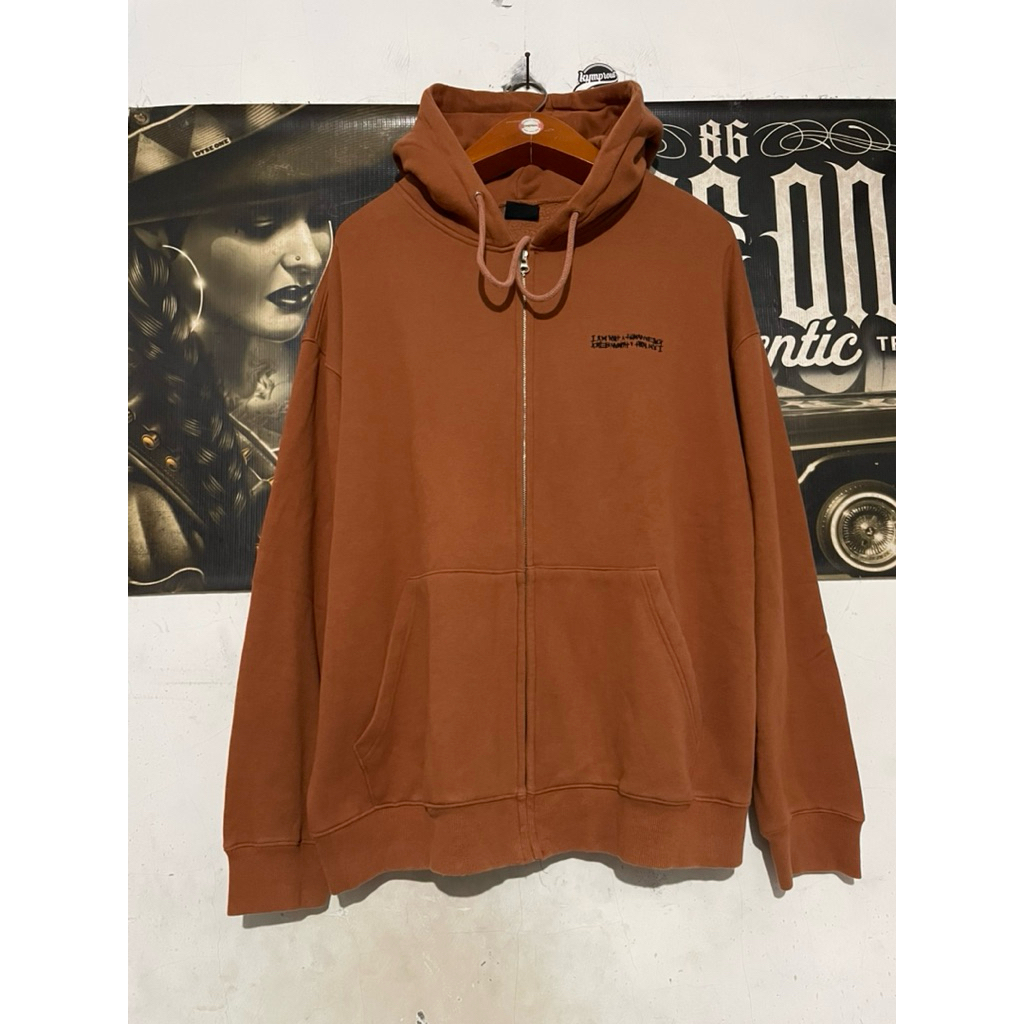 zip hoodie i am not a human being