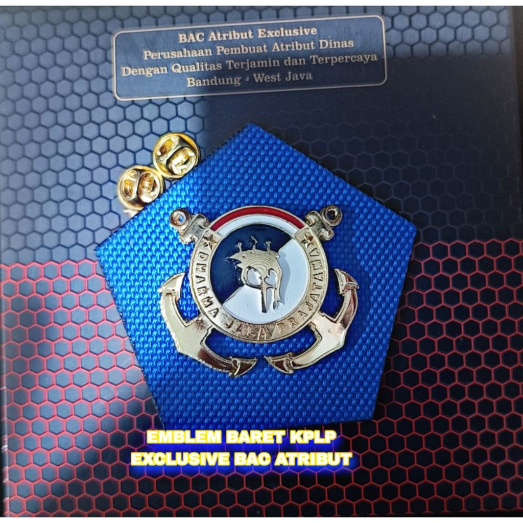 emblem baret KPLP mewah