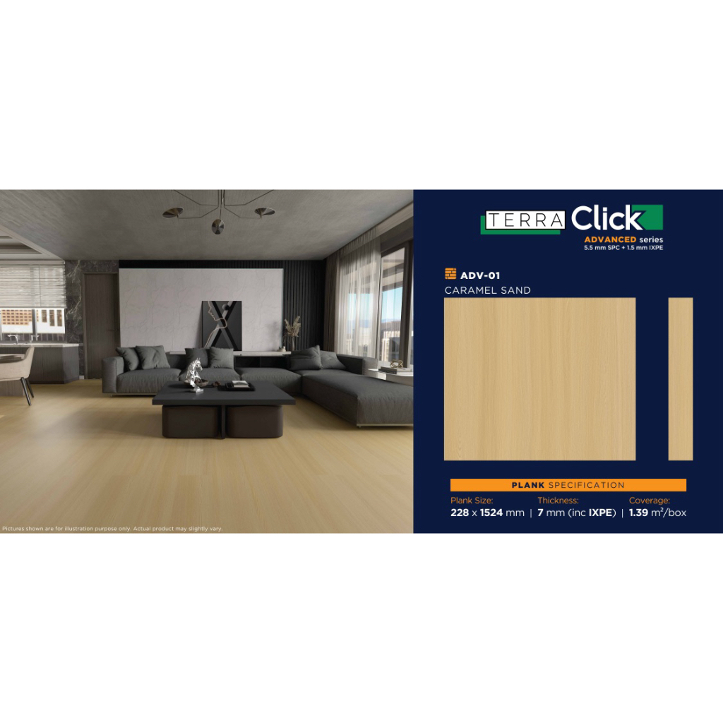 TERRA 7MM - SPC lantai