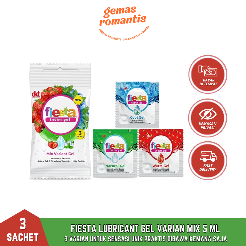 Lubricant Fiesta Intim Mix Variant Gel / Pelumas Gel