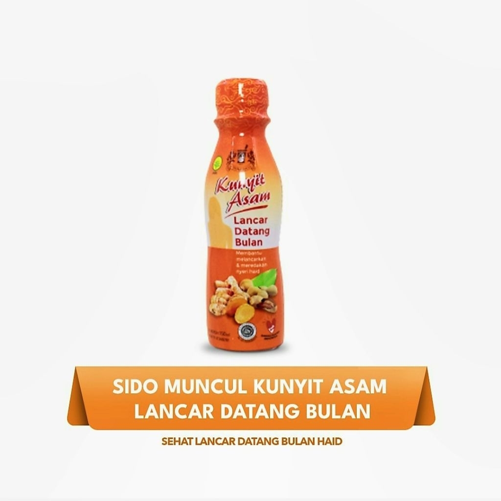 

Sido Muncul Kunyit Asam Lancar Datang Bulan Botol 150ML