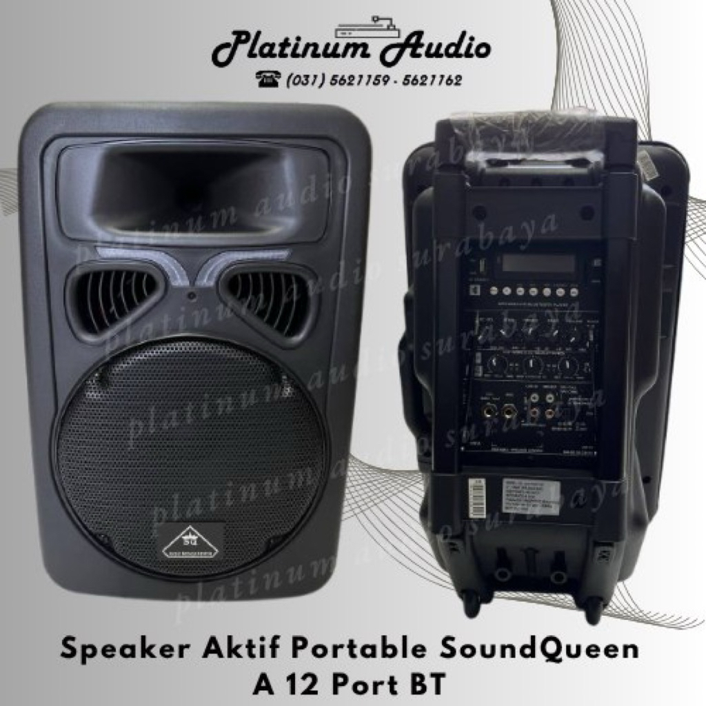 Speaker Aktif Portable SoundQueen A 12 Port BT