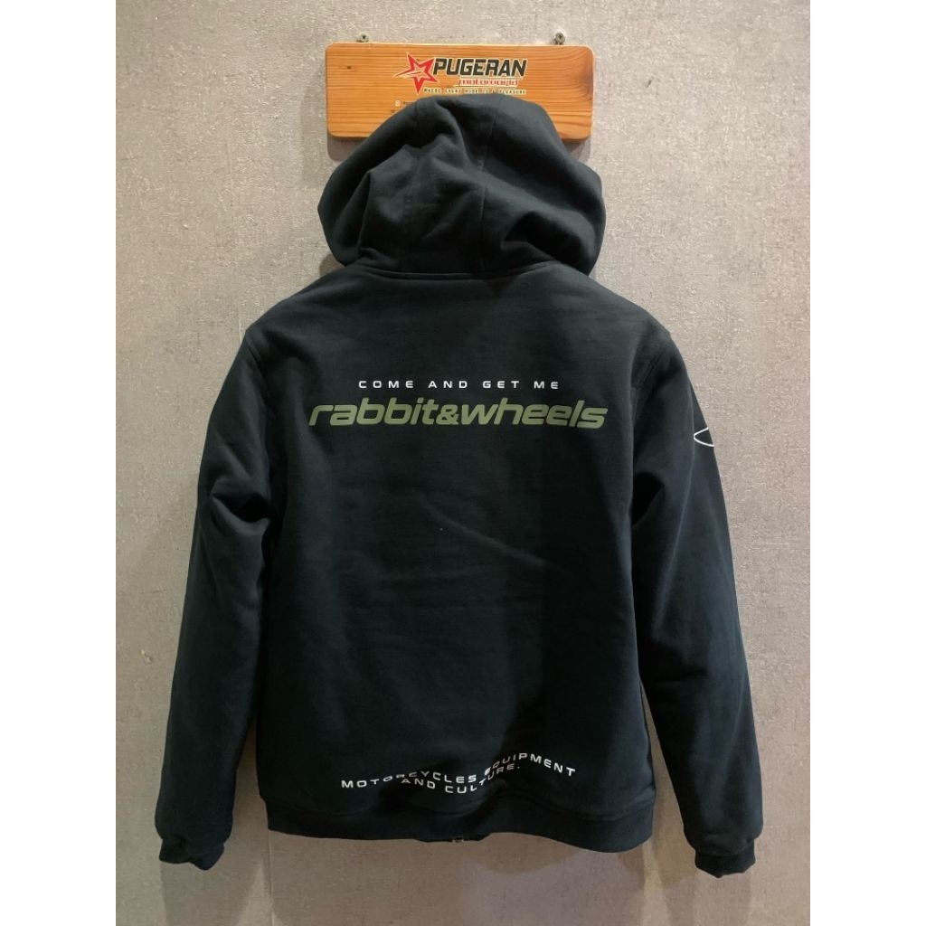 HOODIE ZIPPER MOTORSPORT TRITONE RABBIT AND WHEELS