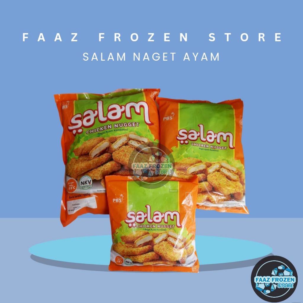 Salam naget ayam 500 gram nugget chicken naget so eco so nice