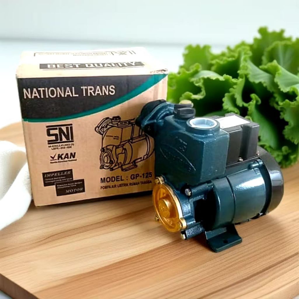 TERLARIS Mesin pompa Air National EFOS TRANS WIN AQUA KING QUEEN GP-125 SANYO SNI (125Watt) TRANS