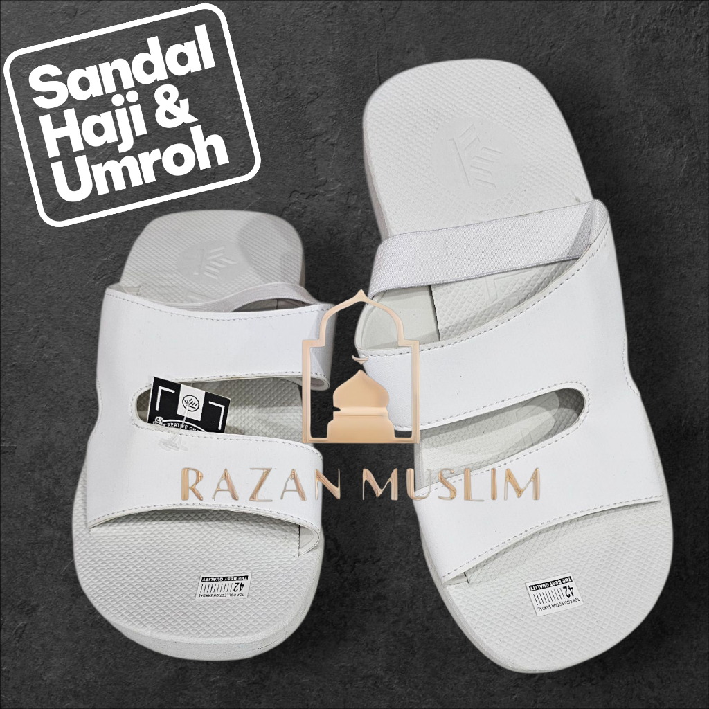 Sandal Slop Haji & Umroh - Sandal Slop Haji Pria Wanita Murah & Berkualitas