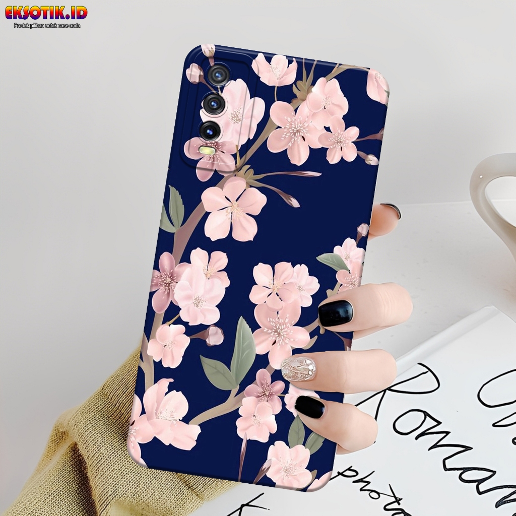 Case VIVO Y12s Y20 Y20s- Eksotik.id - Casing VIVO Y12s Y20 Y20s - Case BUNGA - Skin Handphone - Sili