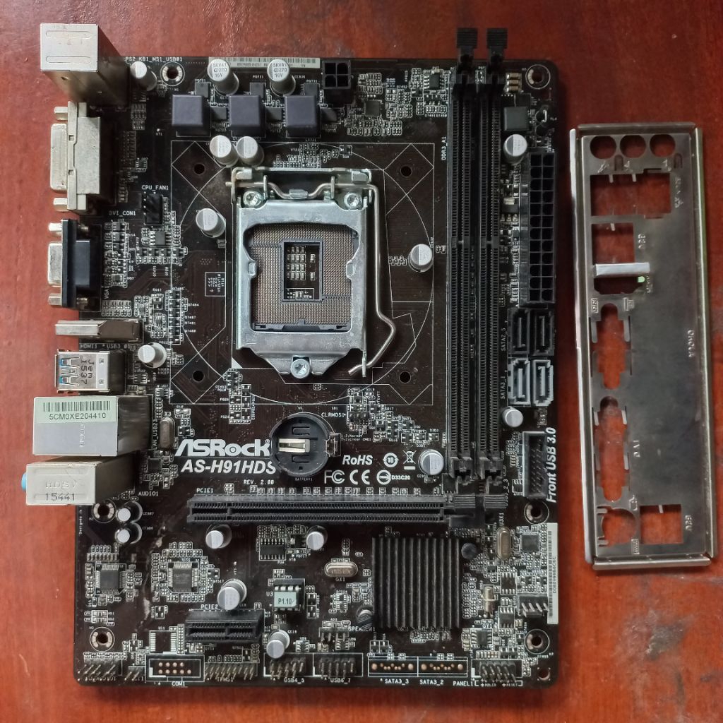 Motherboard ASRock H91HDS LGA1150 DDR3 – Bekas Normal
