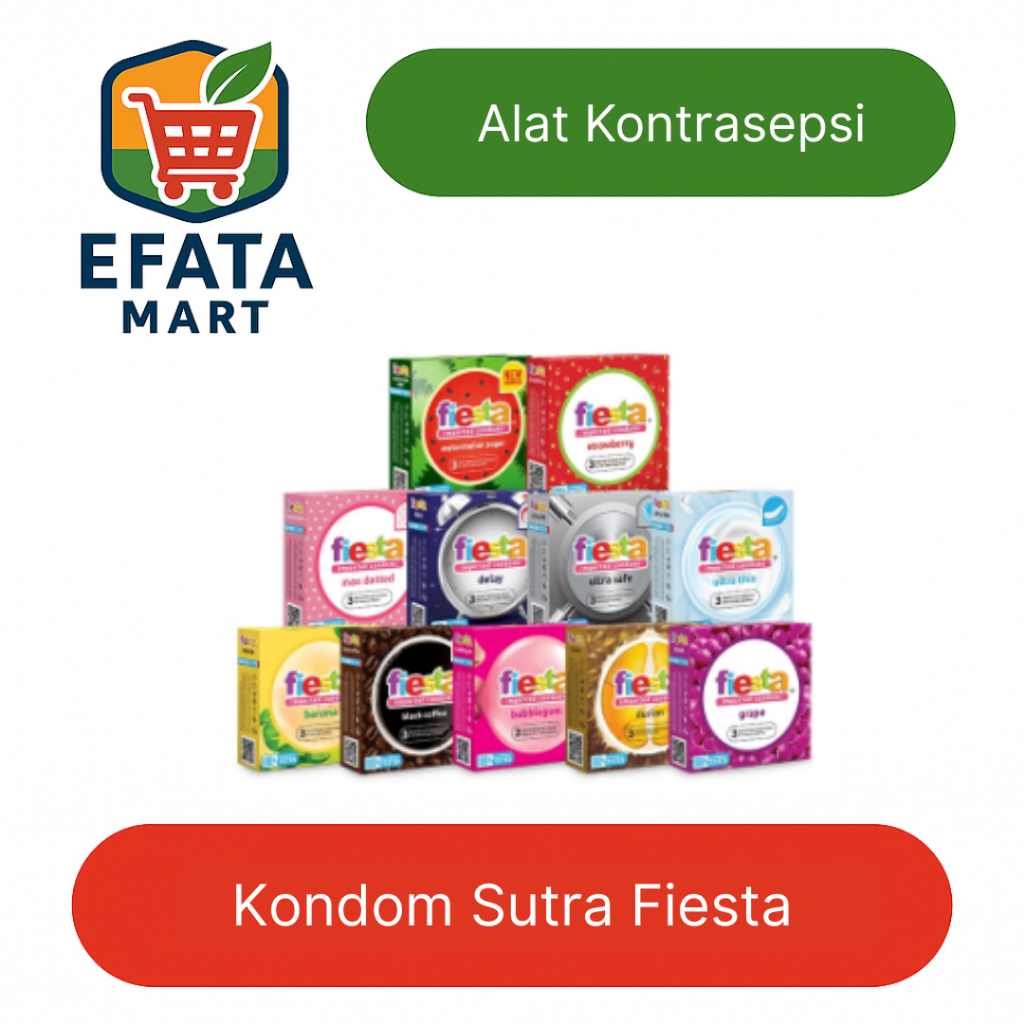 Kondom Fiesta Berbagai Rasa Isi 3