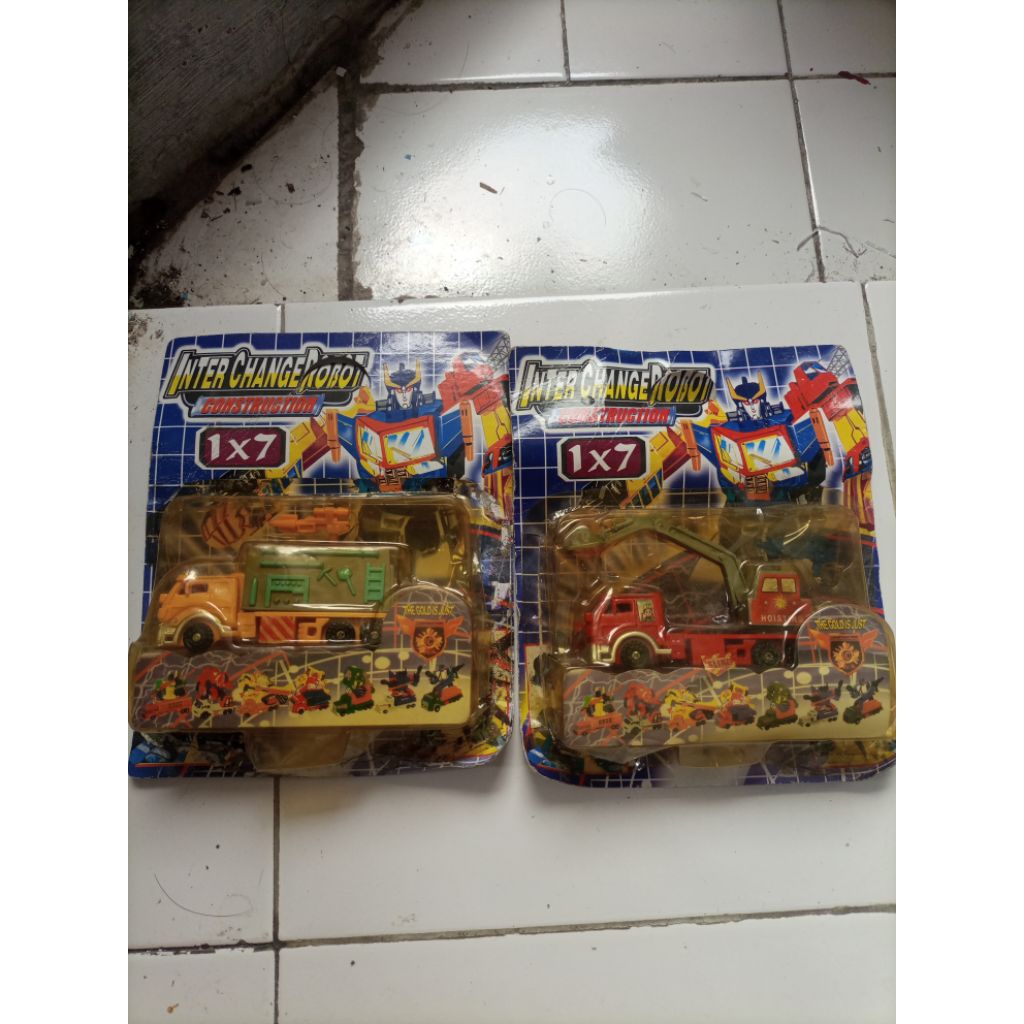 mainan robot jadul bootleg interchange robot