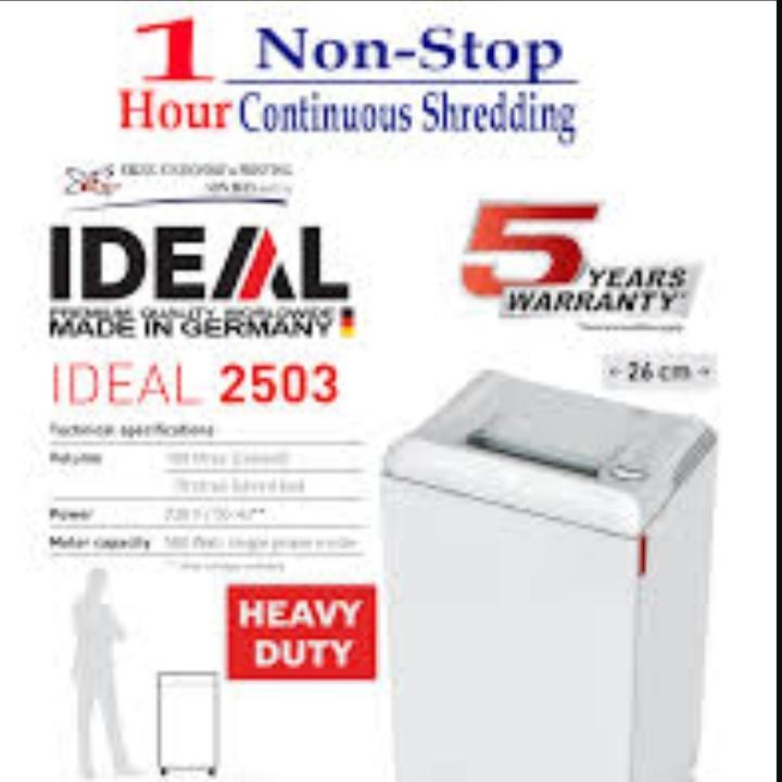 Ideal 2503 (4mm) Shred Cut Paper Shredder