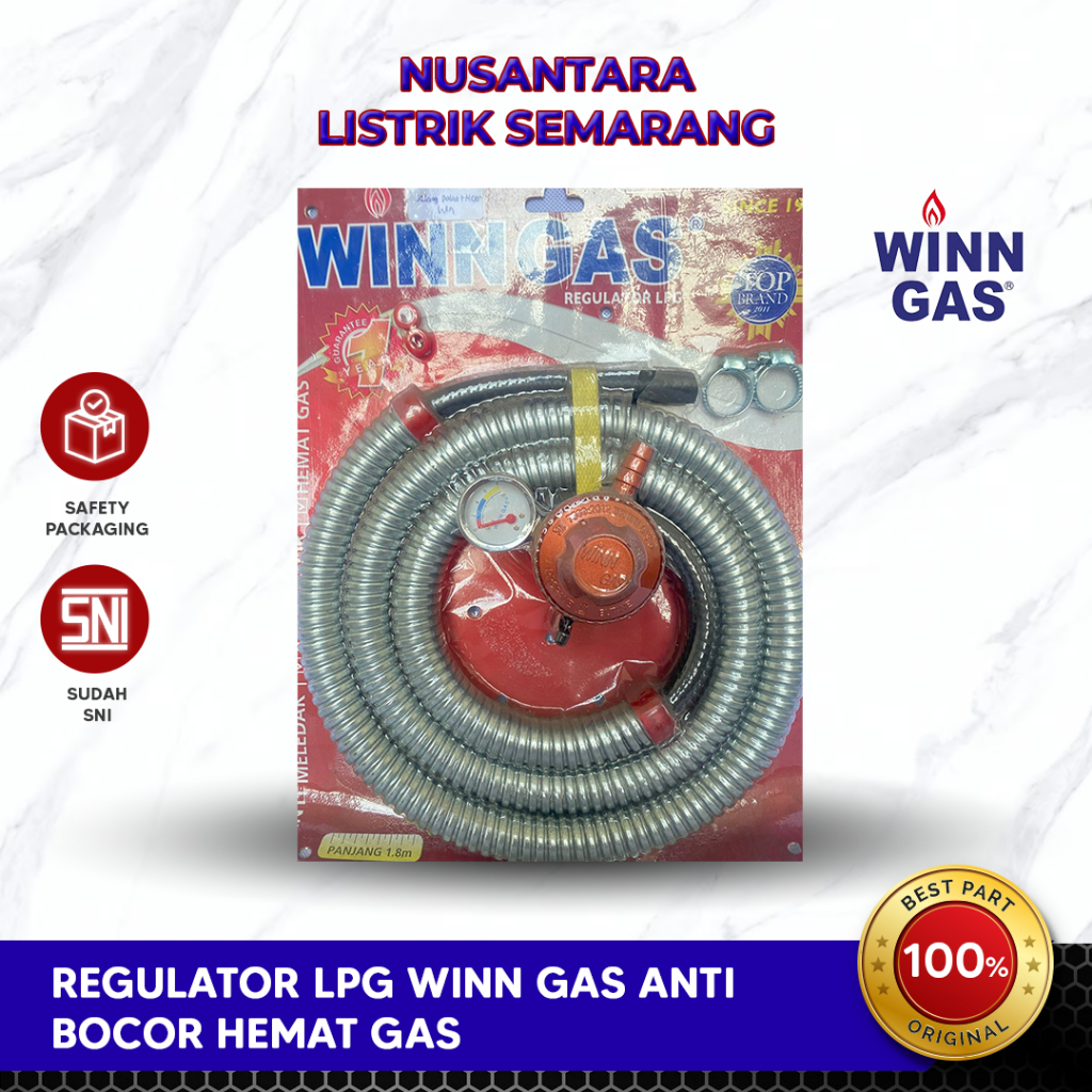 Regulator LPG Winn Gas Anti Bocor Hemat Gas