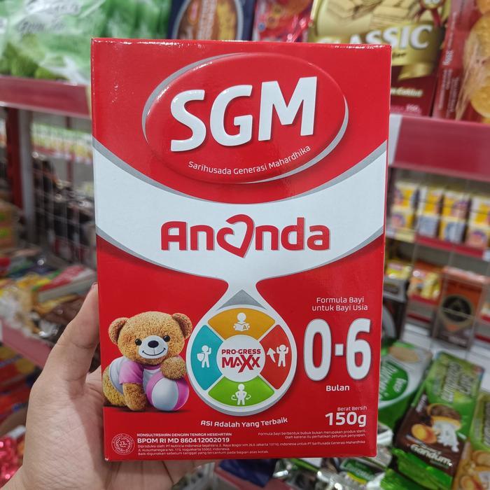 Susu Formula SGM Ananda 1 ( 0 - 6 bulan ) 150 Gram