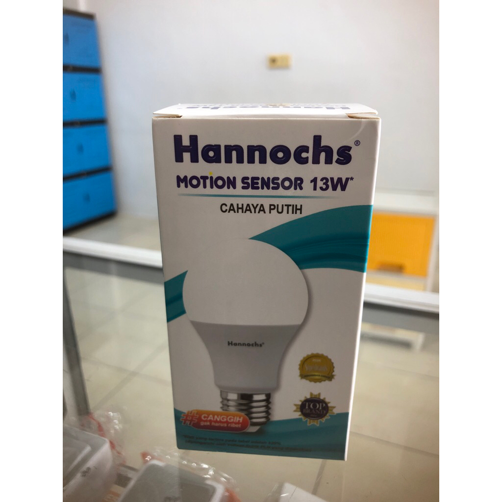 Hannoch lampu sensor gerak 13 watt